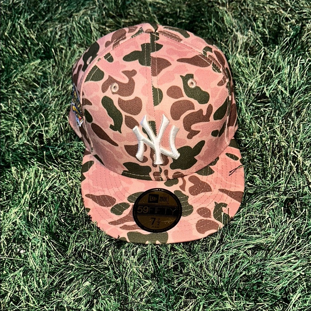 New Era Camo Fitted Cap